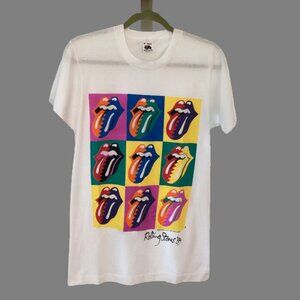 Vintage 1989 Rolling Stones Andy Warhol North American Tour T-shirt